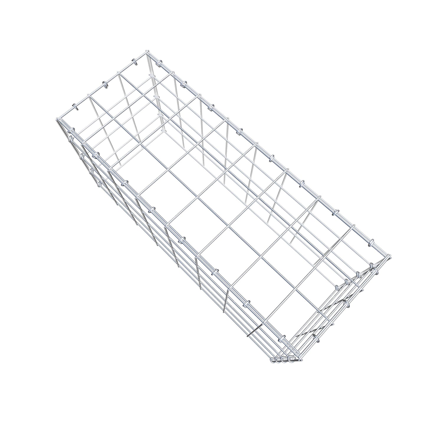 Add-on pool type 3 80 cm x 40 cm x 30 cm (L x H x D), maaswijdte 10 cm x 10 cm, C-ring