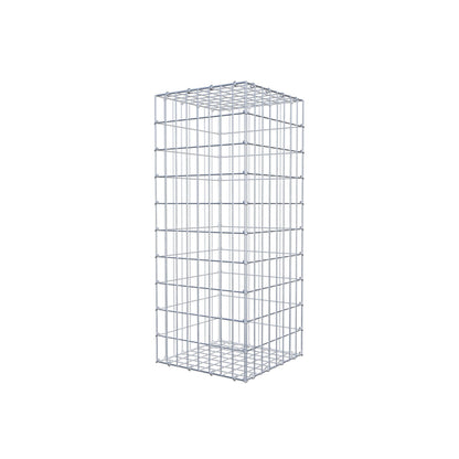 Gavión 100 cm x 40 cm x 40 cm (L x A x P), luz de malla 5 cm x 10 cm, anillo en C