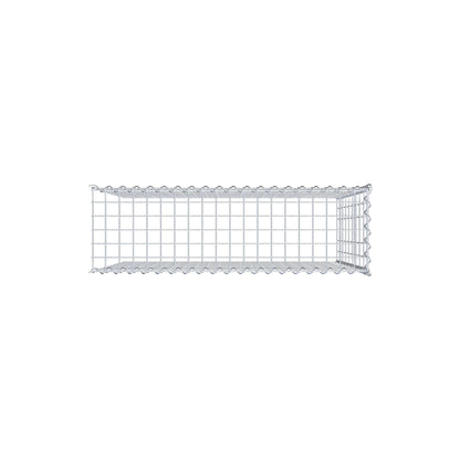 Opvokset gabion type 4 100 cm x 90 cm x 30 cm (L x H x D), maskestørrelse 5 cm x 10 cm, spiral