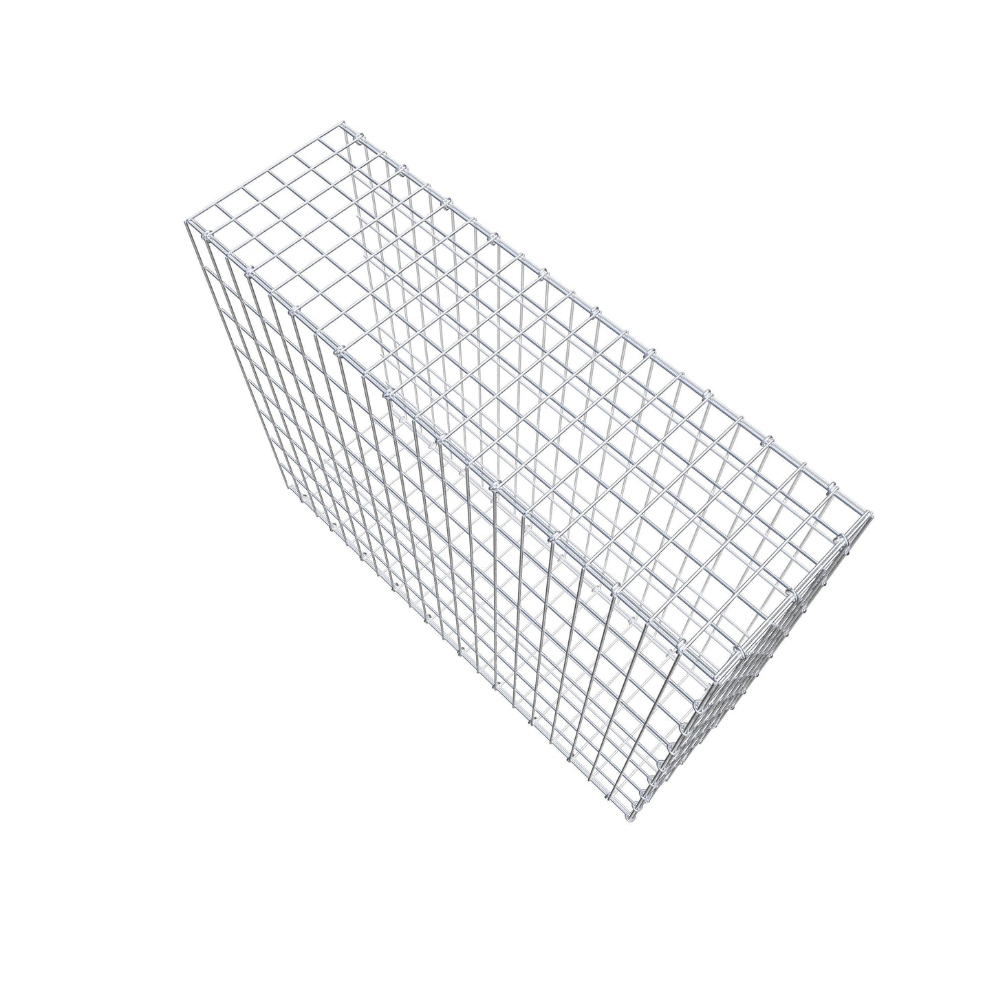 Fourche rapportée type 2 100 cm x 80 cm x 30 cm, mailles 5 cm x 10 cm, anneau en C