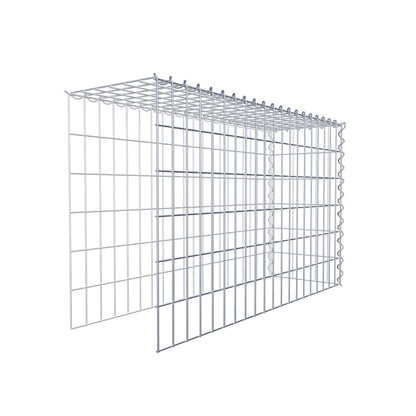 Gabbione aggiuntivo tipo 4 100 cm x 60 cm x 30 cm (L x H x P), dimensione maglia 5 cm x 10 cm, a spirale