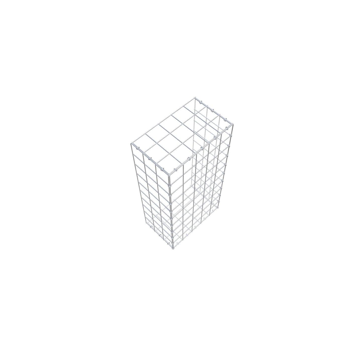 Type 2 oplegkorf 100 cm x 30 cm x 50 cm (L x H x D), maaswijdte 10 cm x 10 cm, C-ring