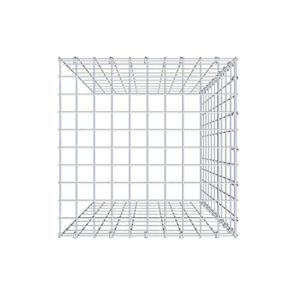 Gavión adicional tipo 4 100 cm x 50 cm x 50 cm (L x A x P), malla 5 cm x 10 cm, anillo en C