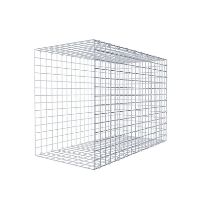 Gavión complementario de tipo 2 100 cm x 70 cm x 50 cm (largo x alto x fondo), malla 5 cm x 5 cm, anillo en C