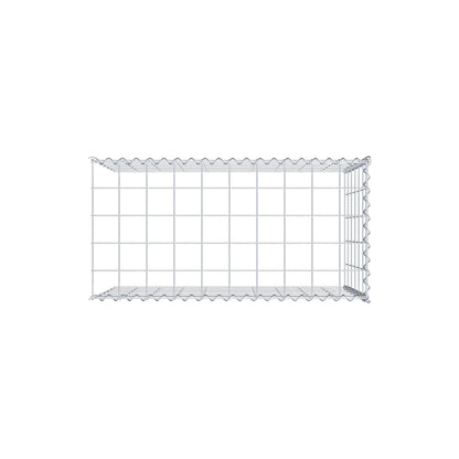 Grown-on gabion type 4 100 cm x 60 cm x 50 cm (L x H x D), mesh size 10 cm x 10 cm, spiral