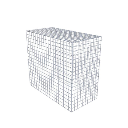 Gavión adicional tipo 4 100 cm x 90 cm x 50 cm (L x A x P), malla 5 cm x 5 cm, anillo en C