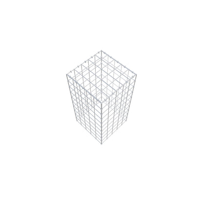 Anbaugabione Typ 3 100 cm x 50 cm x 50 cm (L x H x T), Maschenweite 10 cm x 10 cm, C-Ring