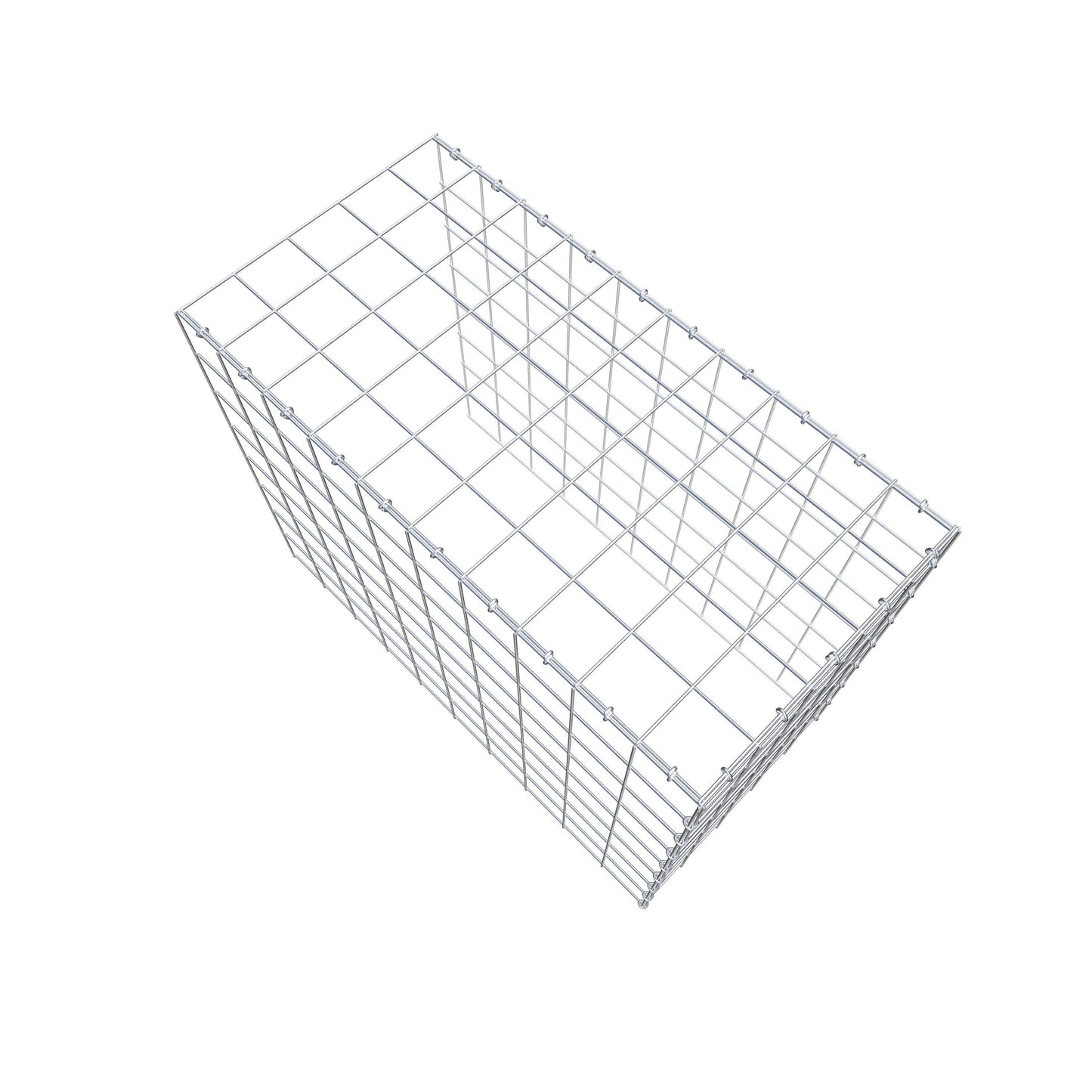 Gabião Tipo 4 100 cm x 80 cm x 50 cm (C x A x P), malhagem 10 cm x 10 cm, anel C