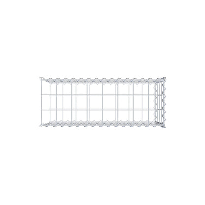 Gavión complementario tipo 2 80 cm x 40 cm x 30 cm (L x A x P), malla 10 cm x 10 cm, espiral