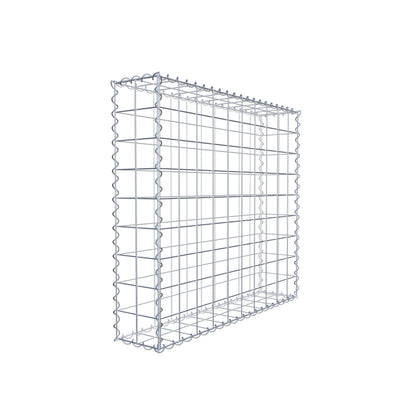 Gabião 100 cm x 90 cm x 20 cm (C x A x P), malhagem 10 cm x 10 cm, espiral