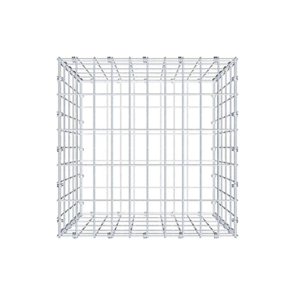Gabion 50 cm x 50 cm x 50 cm (L x H x D), maskestørrelse 5 x 10 cm, spiralring