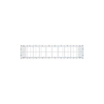 Gabione 100 cm x 50 cm x 20 cm (L x H x T), Maschenweite 10 x 10 cm, Spiralring