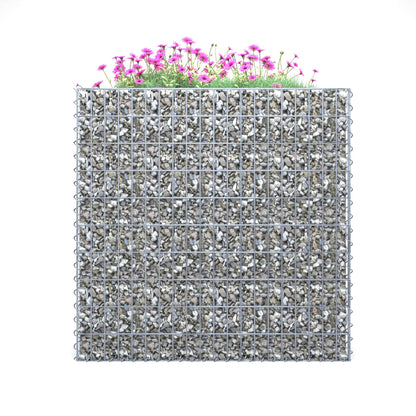 Højbed firkantet 100 cm x 100 cm x 60 cm (L x H x D), maskestørrelse 5 x 10 cm, vægtykkelse 10 cm