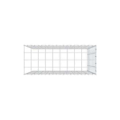 Anbaugabione Typ 4 100 cm x 100 cm x 40 cm (L x H x T), Maschenweite 10 cm x 10 cm, C-Ring
