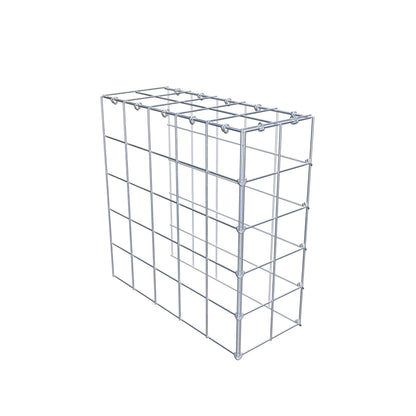 Extra gabion typ 4 50 cm x 50 cm x 20 cm (L x H x D), maskstorlek 10 cm x 10 cm, C-ring