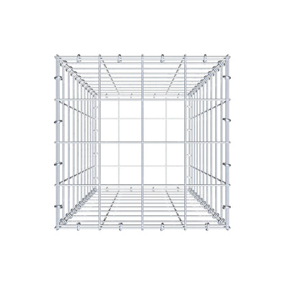 Gabione 100 cm x 40 cm x 40 cm (L x H x T), Maschenweite 10 cm x 10 cm, C-Ring