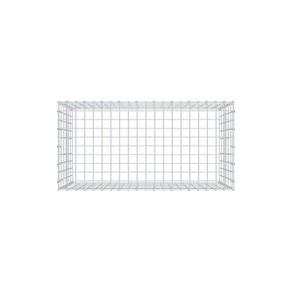 Gavión complementario de tipo 3 100 cm x 60 cm x 50 cm (L x A x P), malla 5 cm x 10 cm, anillo en C