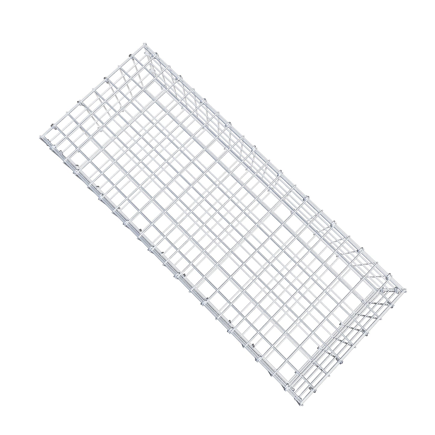 Gabion 100 cm x 20 cm x 40 cm (L x H x D), mesh size 5 cm x 5 cm, C-ring