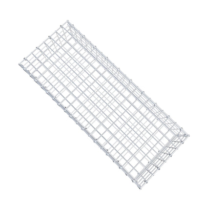Gabion 100 cm x 20 cm x 40 cm (L x H x D), mesh size 5 cm x 5 cm, C-ring