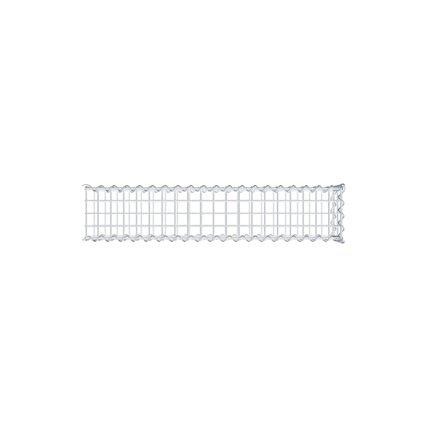 Gabbione aggiuntivo tipo 2 100 cm x 20 cm x 20 cm (L x A x P), dimensione maglia 5 cm x 10 cm, a spirale