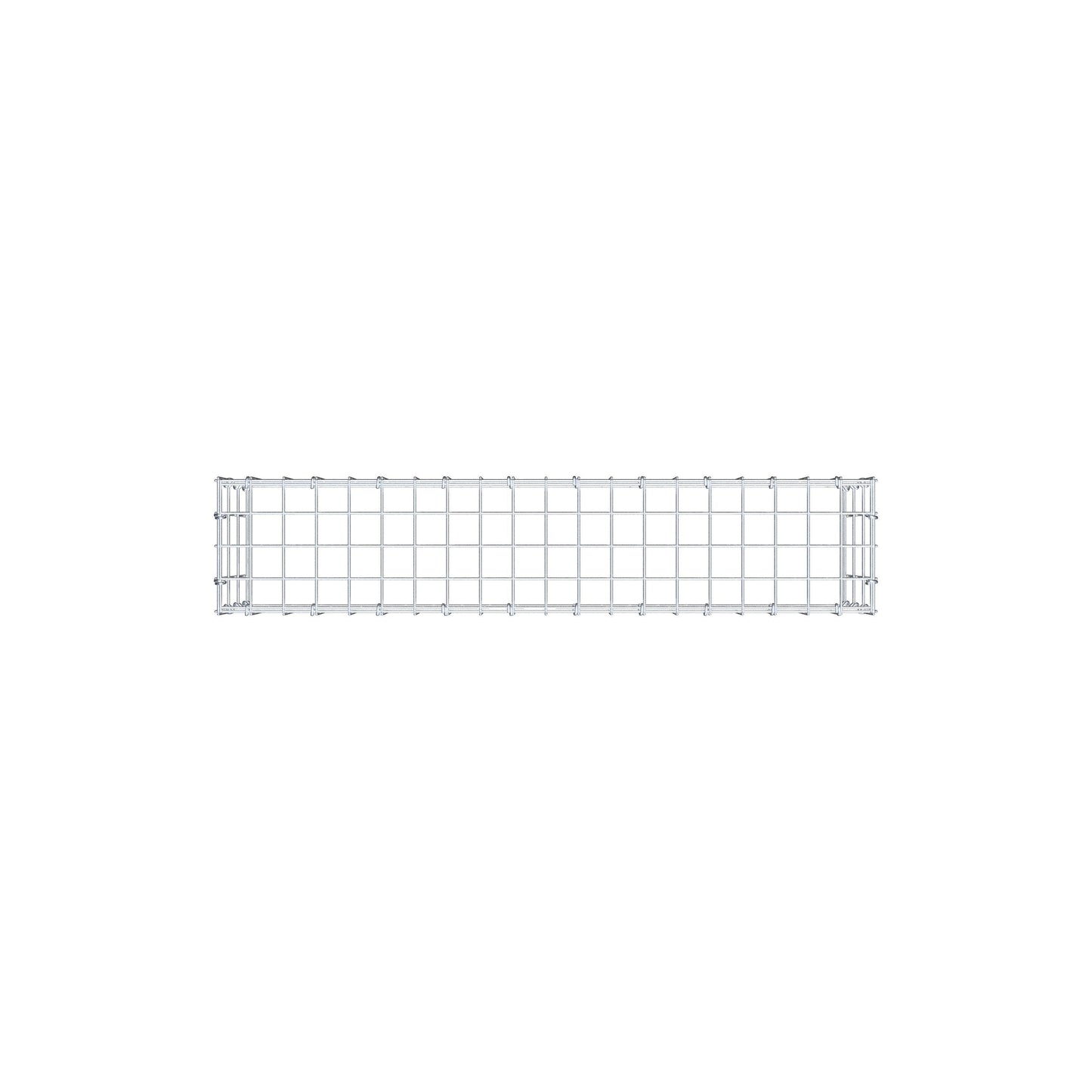 Anbaugabione Typ 3 100 cm x 30 cm x 20 cm (L x H x T), Maschenweite 5 cm x 10 cm, C-Ring