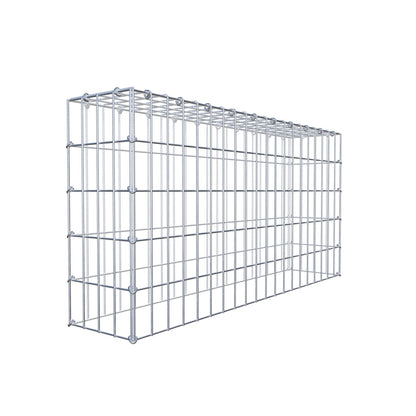 Monteret gabion type 3 100 cm x 50 cm x 20 cm (L x H x D), maskestørrelse 5 cm x 10 cm, C-ring