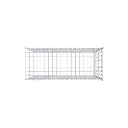 Anbaugabione Typ 4 100 cm x 100 cm x 40 cm (L x H x T), Maschenweite 5 cm x 10 cm, Spirale