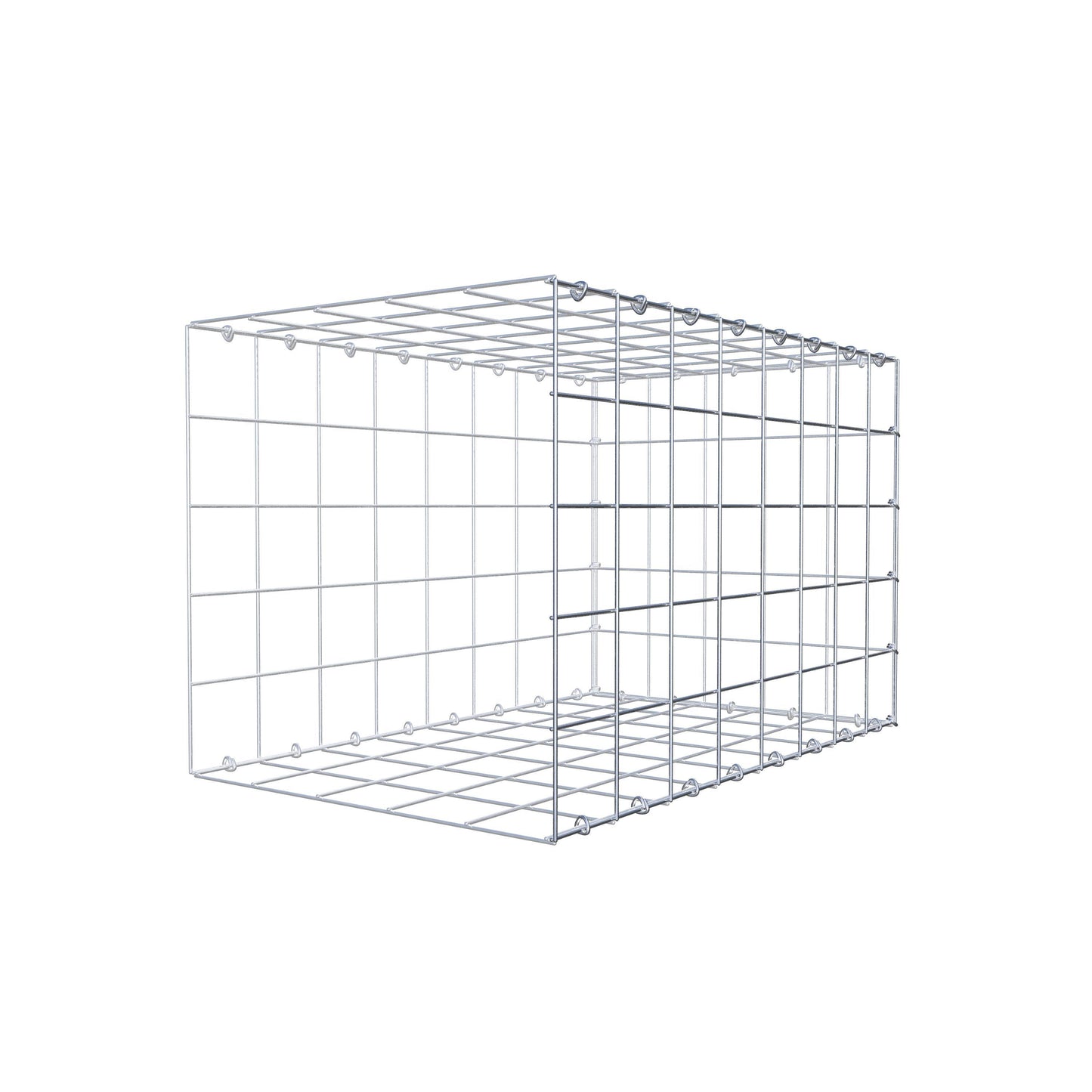 Pila adicional tipo 2 80 cm x 50 cm x 50 cm (L x A x P), malla 10 cm x 10 cm, anillo en C