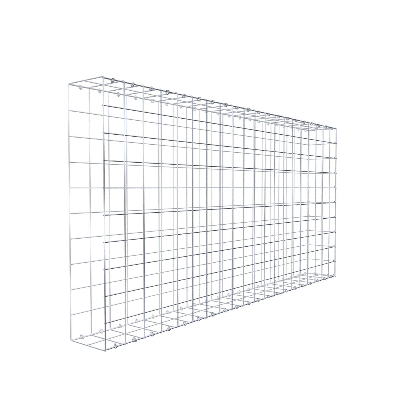 Gabião Tipo 2 200 cm x 100 cm x 20 cm (C x A x P), malhagem 10 cm x 10 cm, anel C