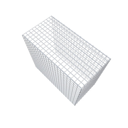 Gavión adicional tipo 4 100 cm x 90 cm x 50 cm (L x A x P), malla 5 cm x 5 cm, anillo en C