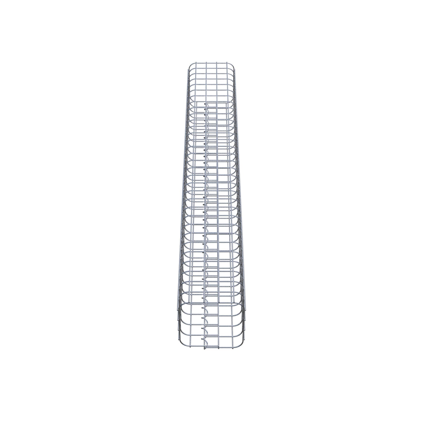 Gabionpelare, kvadrat 22 cm x 22 cm, 160 cm hög, MW 5 cm x 5 cm