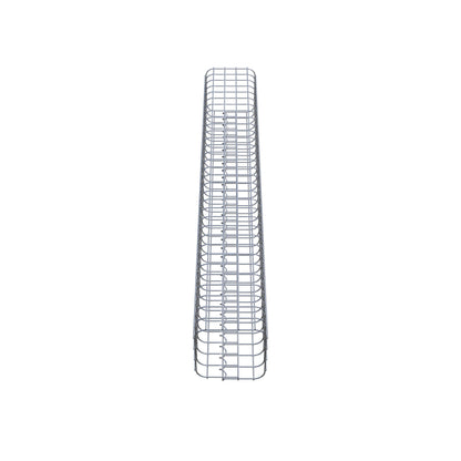 Gabionpelare, kvadrat 22 cm x 22 cm, 160 cm hög, MW 5 cm x 5 cm