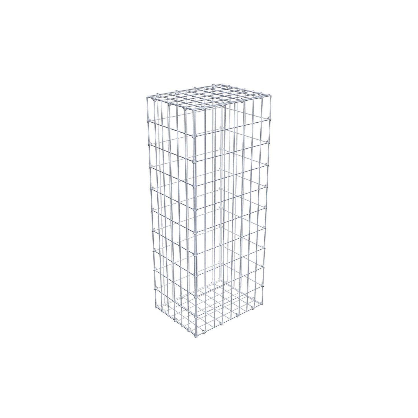 Gabion 100 cm x 30 cm x 40 cm (L x H x D), maskestørrelse 5 cm x 10 cm, C-ring