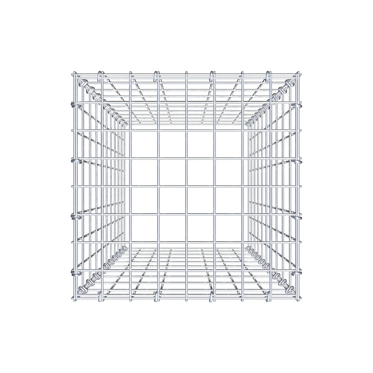 Gabião Tipo 3 100 cm x 40 cm x 40 cm (C x A x P), malhagem 5 cm x 10 cm, anel C