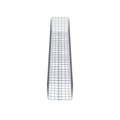 Schanskorfzuil hoekig 32 cm x 32 cm, 160 cm hoog, MW 5 cm x 5 cm