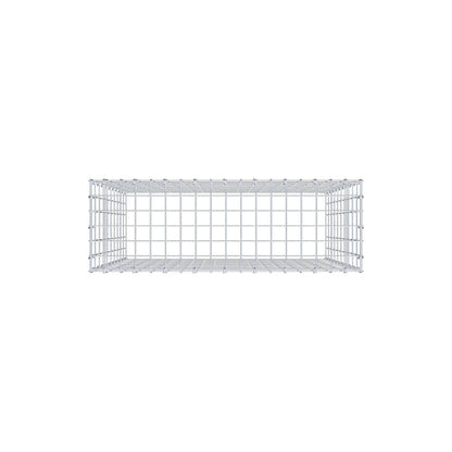 Gavión complementario de tipo 3 100 cm x 90 cm x 30 cm (L x A x P), malla 5 cm x 10 cm, anillo en C