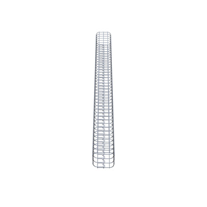 Gabionsøjle, firkantet, varmgalvaniseret, 17 cm x 17 cm, 200 cm høj, MW 5 cm x 5 cm
