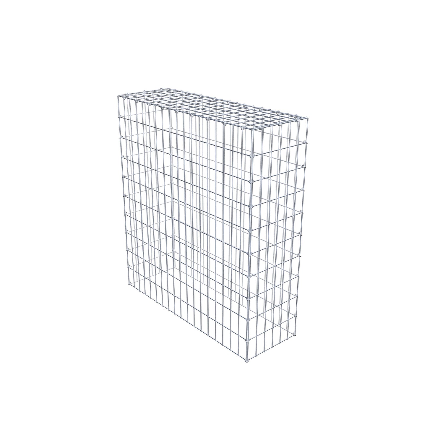 Gavión complementario de tipo 3 100 cm x 90 cm x 30 cm (L x A x P), malla 5 cm x 10 cm, anillo en C