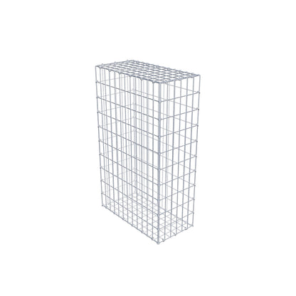 Gabion 100 cm x 60 cm x 30 cm (L x H x P), mailles 5 cm x 10 cm, anneau en C