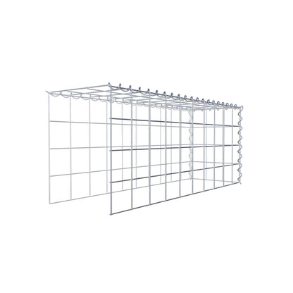 Gabion rapporté type 4 100 cm x 40 cm x 30 cm (L x H x P), mailles 10 cm x 10 cm, spirale