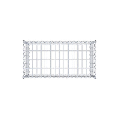 Gavión 80 cm x 40 cm x 40 cm (L x A x P), luz de malla 5 cm x 10 cm, en espiral
