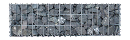 Gabion 100 cm x 30 cm x 30 cm (L x H x D), maskestørrelse 5 cm x 10 cm, spiral