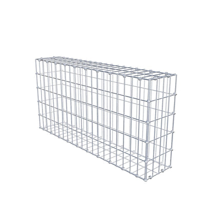 Schanskorf 100 cm x 50 cm x 20 cm (L x H x D), maaswijdte 5 x 10 cm, spiraalring