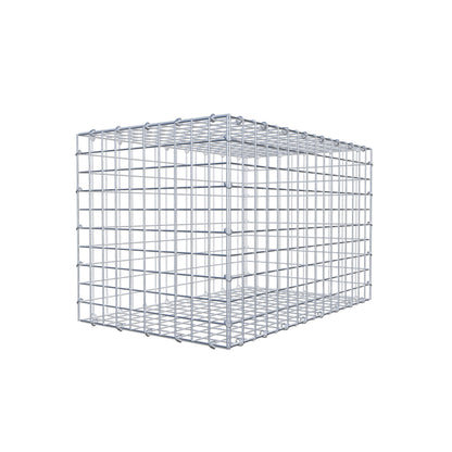 Gabion 80 cm x 50 cm x 50 cm (L x H x D), mesh size 5 cm x 5 cm, C-ring