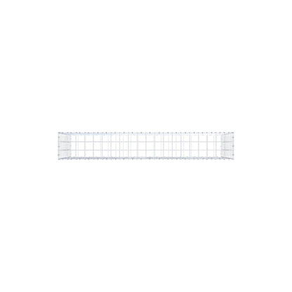 Gabione 200 cm x 100 cm x 30 cm (L x H x T), Maschenweite 10 x 10 cm, Spiralring