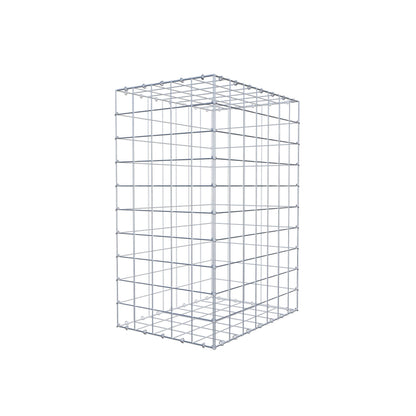 Gabion 100 cm x 70 cm x 50 cm (L x H x P), mailles 10 cm x 10 cm, anneau en C