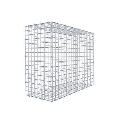 Gabion 100 cm x 80 cm x 40 cm (L x H x D), mesh size 5 cm x 5 cm, C-ring