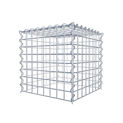 Opvokset gabion type 3 40 cm x 40 cm x 40 cm (L x H x D), maskestørrelse 5 cm x 5 cm, spiral