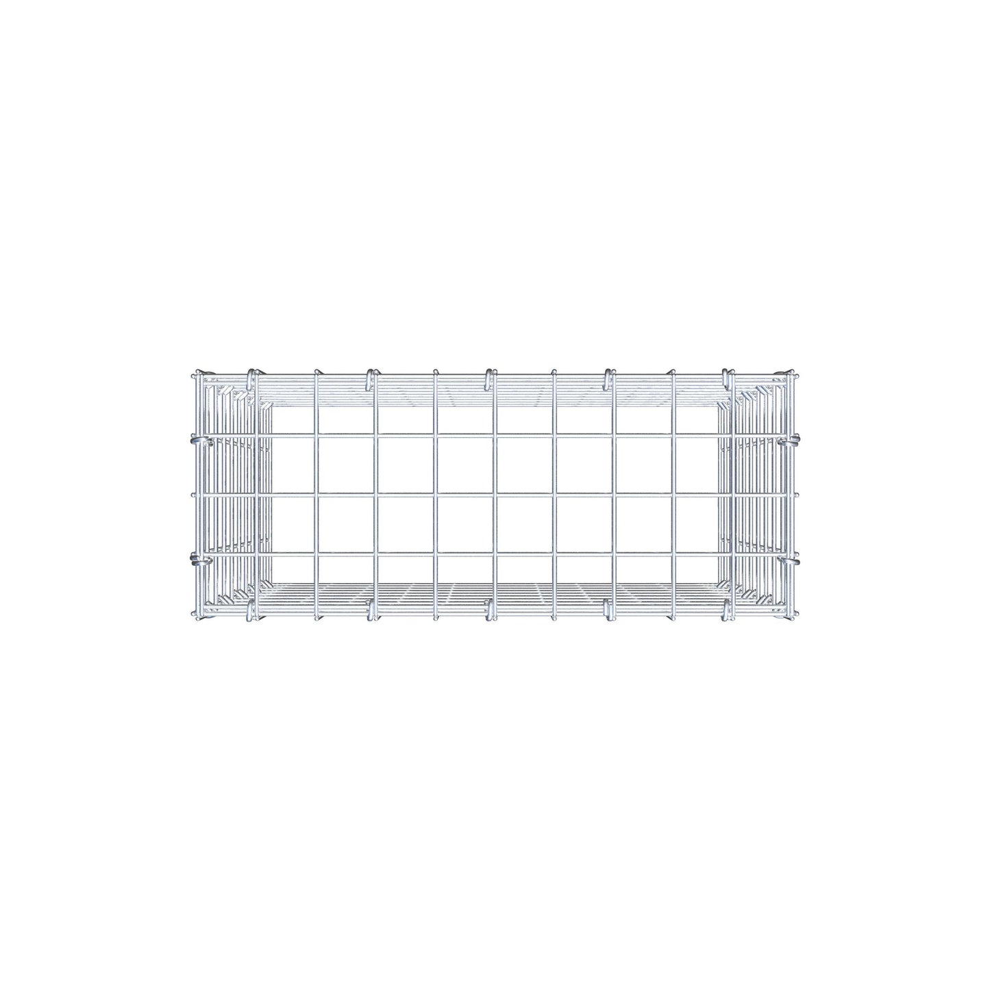 Add-on pool type 3 50 cm x 50 cm x 20 cm (L x H x D), maaswijdte 5 cm x 5 cm, C-ring