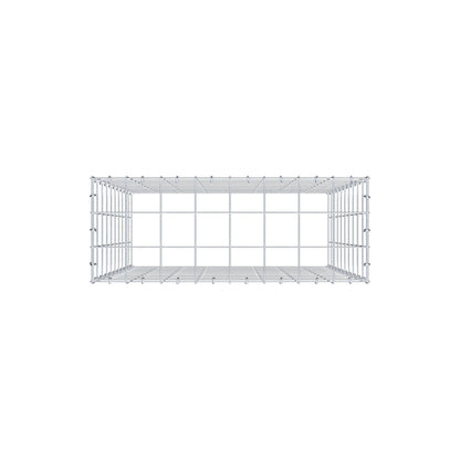 Gabião Tipo 3 100 cm x 80 cm x 30 cm (C x A x P), malhagem 10 cm x 10 cm, anel C